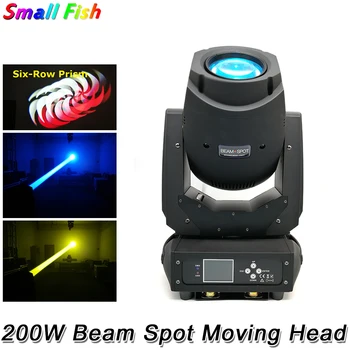 

200W Moving Head Beam Spot Lights Six-Row Prism / Three Facets Prism Optional 200W LED Stage Lights Perfect For Professional Dj