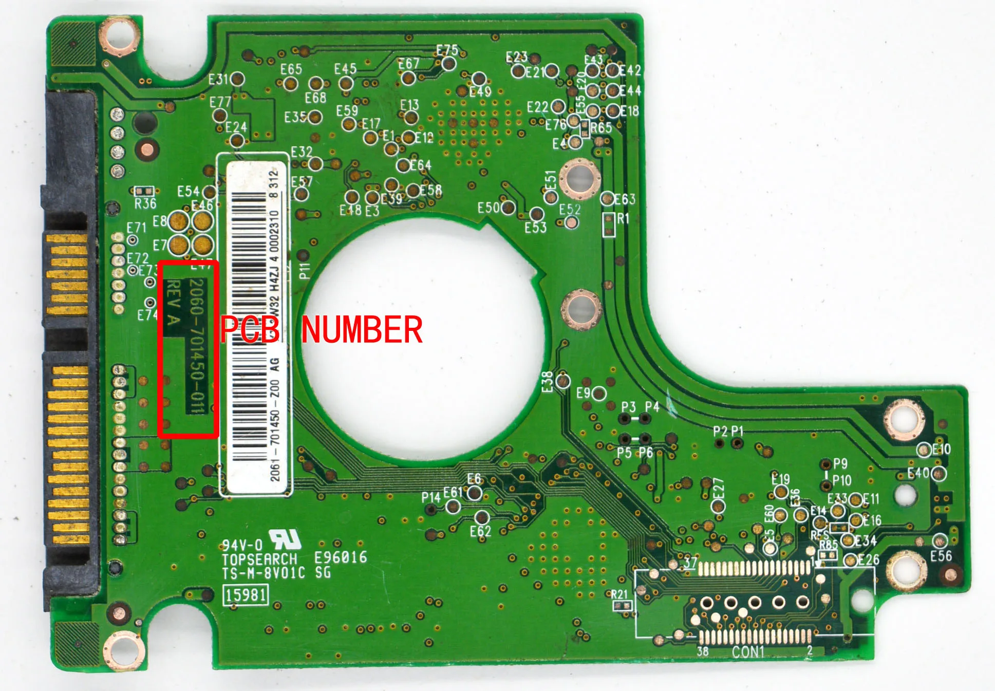 HDD PCB   2060-701450-011 REV A, WD 2.5 SATA ϵ ũ ̺   , 2060 701450 011 /2061-701450-Z00
