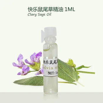 

Pure single-party happy sage essential oil 1ml oil control skin firming natural botanical beauty