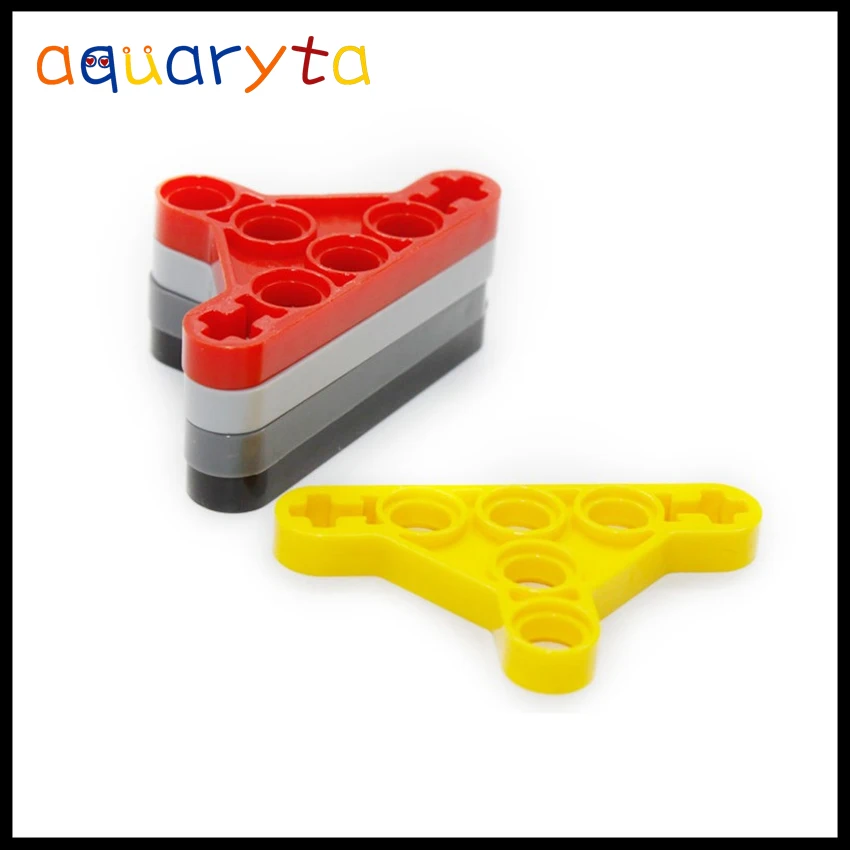 

Aquaryta 20pcs Building Blocks Accessories 1x7 Thin Triangular Arm Liftarm Compatible Assembles Particles Moc Technic Part 99773