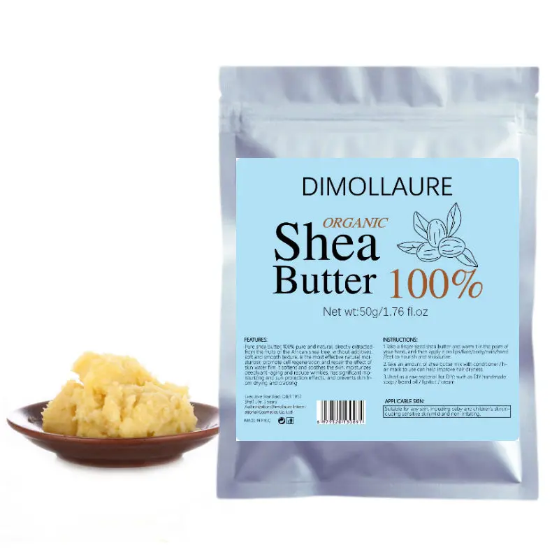 Dimollaure-Poupée de karité biologique naturelle non raffinée, marques commandées ALTERS, réparation du corps, massage, soins de la peau, cosmétiques lisses et bruts, 50g 1 Dimollaure-Poupée de karité biologique naturelle non raffinée, marques commandées ALTERS, réparation du corps, massage, soins de la peau, cosmétiques lisses et bruts, 50g 1