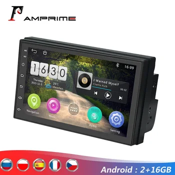 

AMPrime 2+16G dIN Andriod Autoradio GPS Navigation Car Multimedia Player WiFi USB FM 7" Car Audio Radio Stereo Backup Monitor