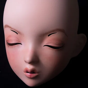 

(LiLi Mask-25) Sweet Girl Resin Half Head Customize Cosplay Japanese Role Play Anime Silicone Kigurumi Mask Crossdresser Doll