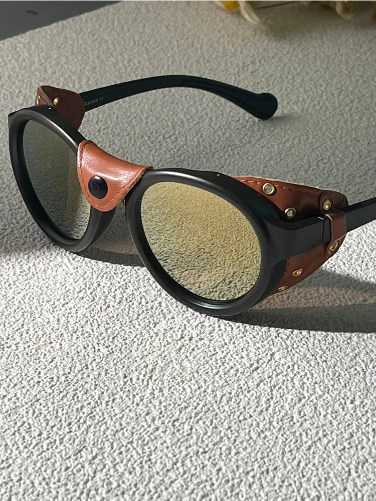 Steampunk Oversized Diamond Ski Sunglasses