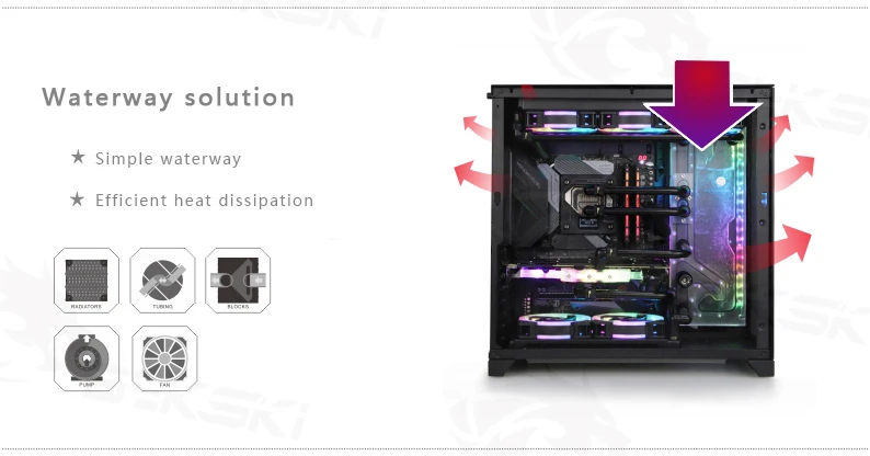 uso para phanteks 719ltg caso kit para