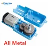 DC 3V-6V 1:90 Metal Gear Motor All Metal/Half Metal Single Axis Gear Motor Robot Intelligent Vehicle Speed Reducer TT Motor Blue ► Photo 2/3