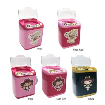 

Mini Simulation Electric Washing Machine Play Toy Makeup Brush Cleaner Gift