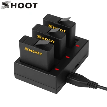 

SHOOT for GoPro Hero 8 Hero 7 Hero 5 Black Battery with USB Charger for GoPro Hero 8 7 6 5 Black Action Camera Battery Accessory