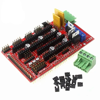 

Durable Replacement Controller Board Expansion Accessories Practical Control Drive Component 3D Printer For Reprap Ramps 1.4