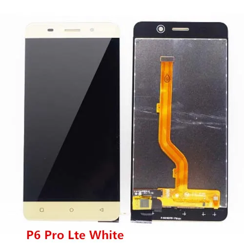 P6 Pro Lte White Condor Plume P6 Pro LTE LCD Display Touch Screen Sensor Digiziter Complete Assembly - Цвет: P6 Pro Lte White