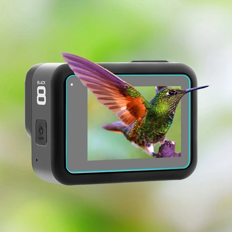 Защитная пленка из закаленного стекла для Gopro Hero 8, спортивная защита для экрана камеры, 6 шт., аксессуары для камеры Gopro 8