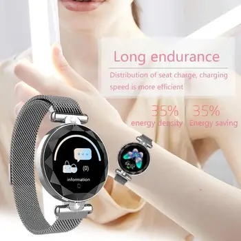 

Durable Smart Watches Classic Delicate S886 Women Smart Bracelet IP67 Blood Pressure Heart Rate Monitor Fitness Tracker