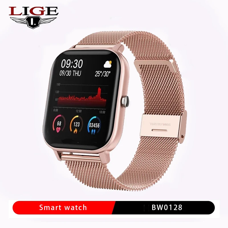 

2020 neue P8 Farbe Bildschirm Smart Uhr Frauen mÃ¤nner Voller Touch Fitness Tracker Blutdruck Smart Uhr Frauen Smartwatch fÃ¼r xia