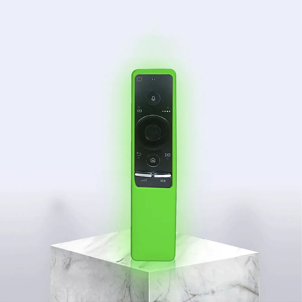 Аксессуары, съемный BN59-01259B/E, пылезащитный чехол для Smart tv, твердый, для дома, пульт дистанционного управления, противоударный, мягкий, для samsung - Цвет: Noctilucent Green