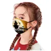 1pcs Child Fashion Cool Mouth Cover Holloween Pollution And Masks Safe Breathable Washable Reusable Face Mask For Kids Masque 5