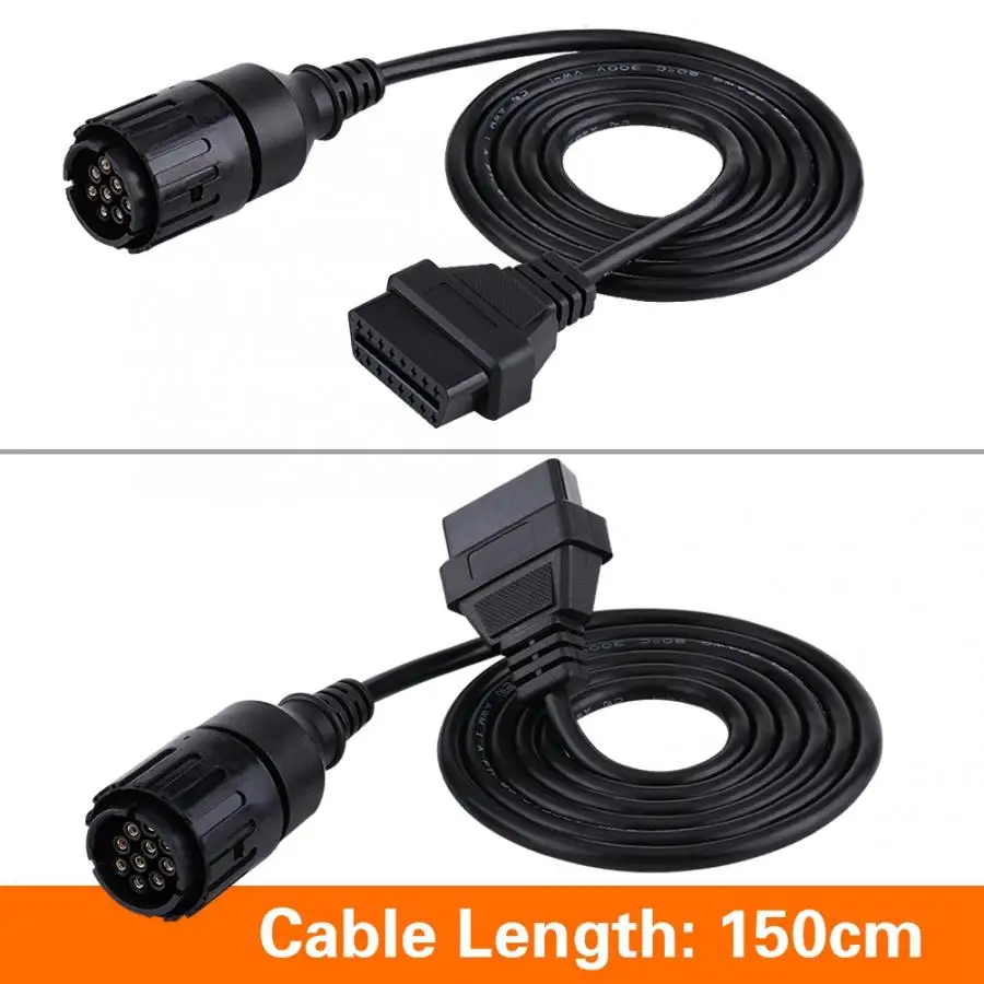 10 Pin до 16 Pin OBD2 разъем адаптера Диагностический кабель для ICOM-D moto rcycle moto rbike аксессуары moto cicleta