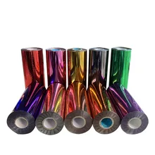 1 рулон, 16 см х 120 м, 10 цветов, фольга горячего тиснения, теплопередача, ламинирующая салфетка, позолота, ПВХ, визитная карточка, тиснение