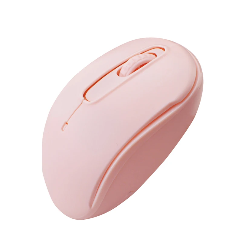 USB Беспроводная мышь сплошной цвет эргономичный дизайн оптическая мышь ноутбук игровой плеер WIF66