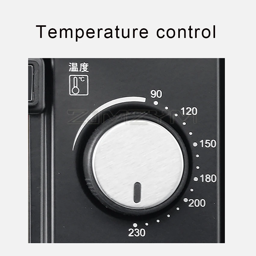 Electric Oven Multifunctional Household Electric Pizza Bread Baking Toaster Barbecue Oven with Timing Temperature Adjustment
