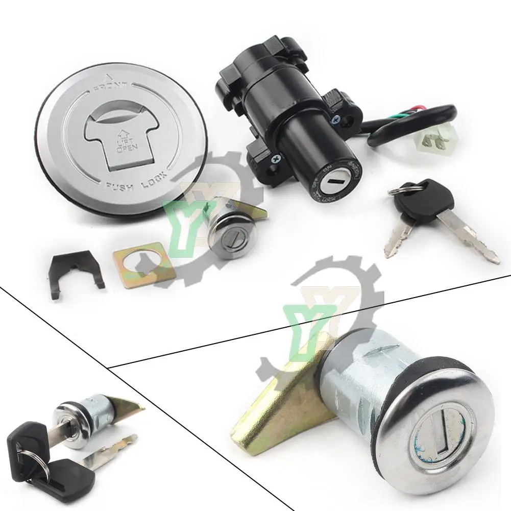 

Крышка топливного бака мотоцикла, переключатель зажигания сиденья, старт-замок, набор контактных ключей для HONDA CB250 FMX FMX650 05-06 CBR 600RR 03-2006