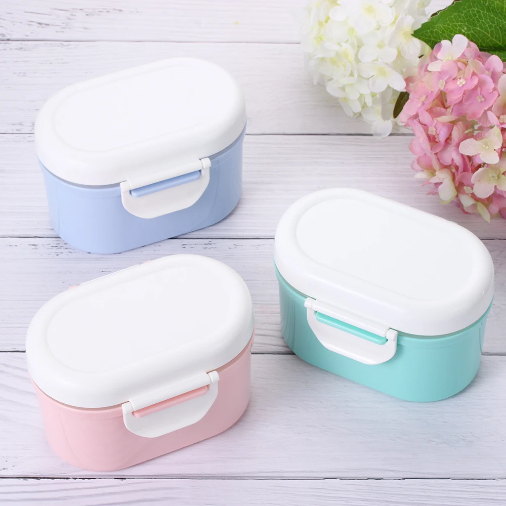 

Baby Milk Storage Infants Portable Milk Formula Dispenser Storage Feeding Box for Kids Food PP Box Travel Food Storage Container