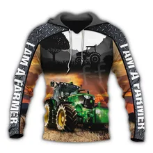 Tessffel Newest Worker Farmer Tractor instrument Tracksuit Funny NewFashion Pullover 3DPrint Zip/Hoodies/Sweatshirts/Jacket/ N-1