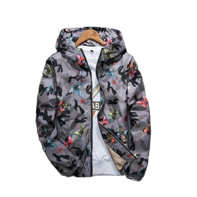 Куртка мужская с капюшоном модная Водонепроницаемая ветровка в стиле хип-хоп