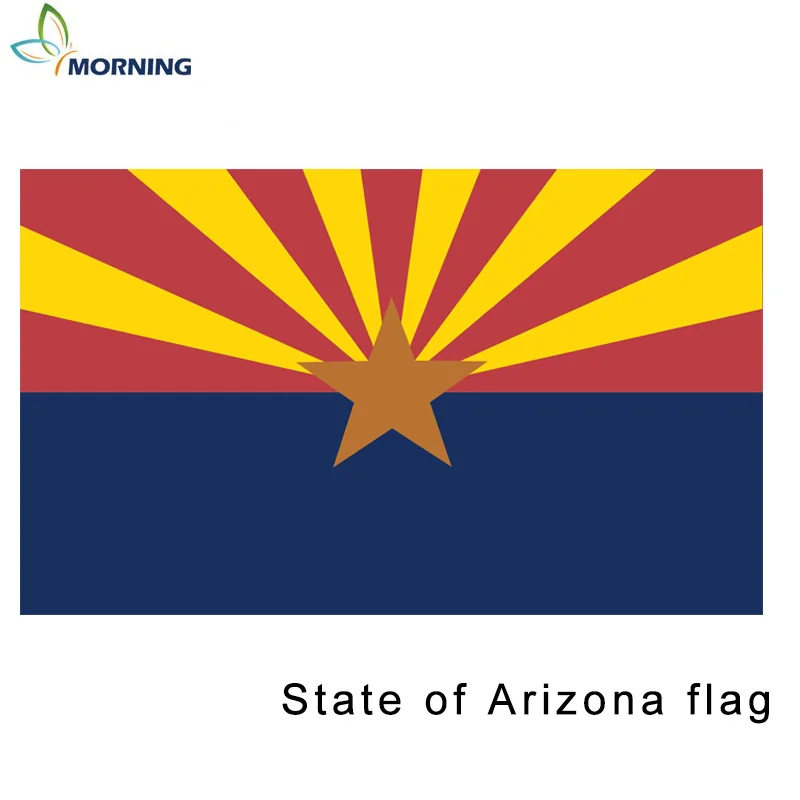 Флаг аризоны. Штат Аризона флаг. Штат Аризона герб и флаг. Аризона флаг и герб. 90 На 150 см флаг.