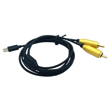 

Type C Male To Dual Rca Male Stereo Audio Y Splitter Adapter Gold Plated Rca Plugs 80Cm/2.7Ft