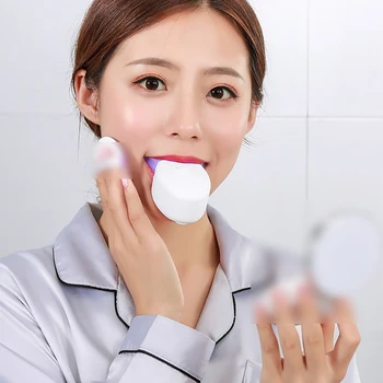 

Ultrasonic Portable Electric Toothbrush Hands Free 360 Degree Oral Cleaning Teeth Brightening Practical U Shape USB Rechargeable