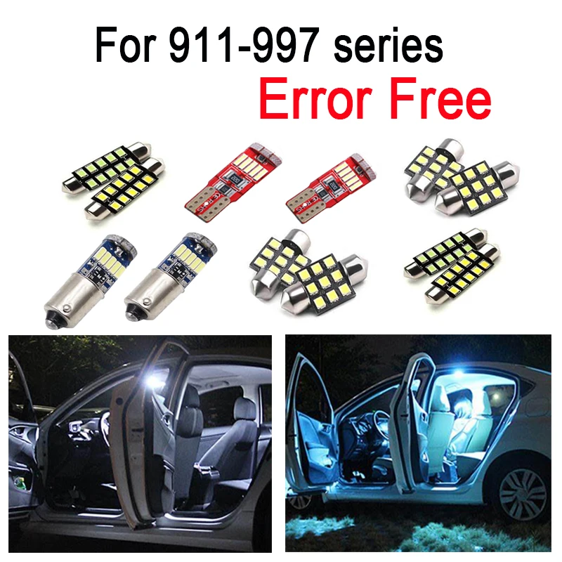 

9pcs LED bulb Interior reading Light Kit for Opel Accessories for Vauxhall Astra J OPC GTC Sports Tourer Hatchback (2009-2015)
