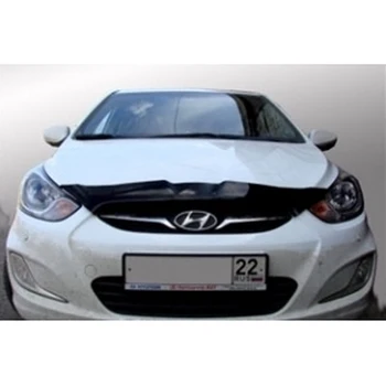 

Hood deflector dark Hyundai Solaris 2010-2014 (short), the NLD. Shys