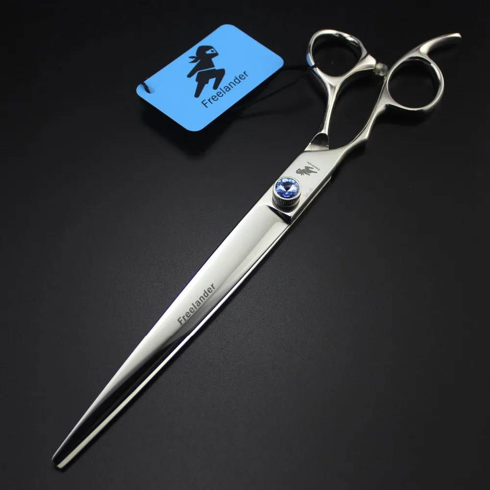 

8inch LEFT HAND 440C Stainless Steel Straight Scissor Pet Hair Cutting Grooming Shear Professional Salon Tool Scissor