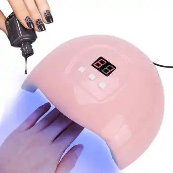 

54W Nail Gel Curing Light 18 LED Light Chips Smart Sensor Nail Polish Drying Light Nail Lamps Tools