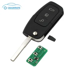 3Buttons 433 MHZ 4D63 Chip Key For Ford Focus 2005 2006 2007 2008 2009 2010 For Mondeo 2007 2008 2009 2010 Car Remote Key Fob