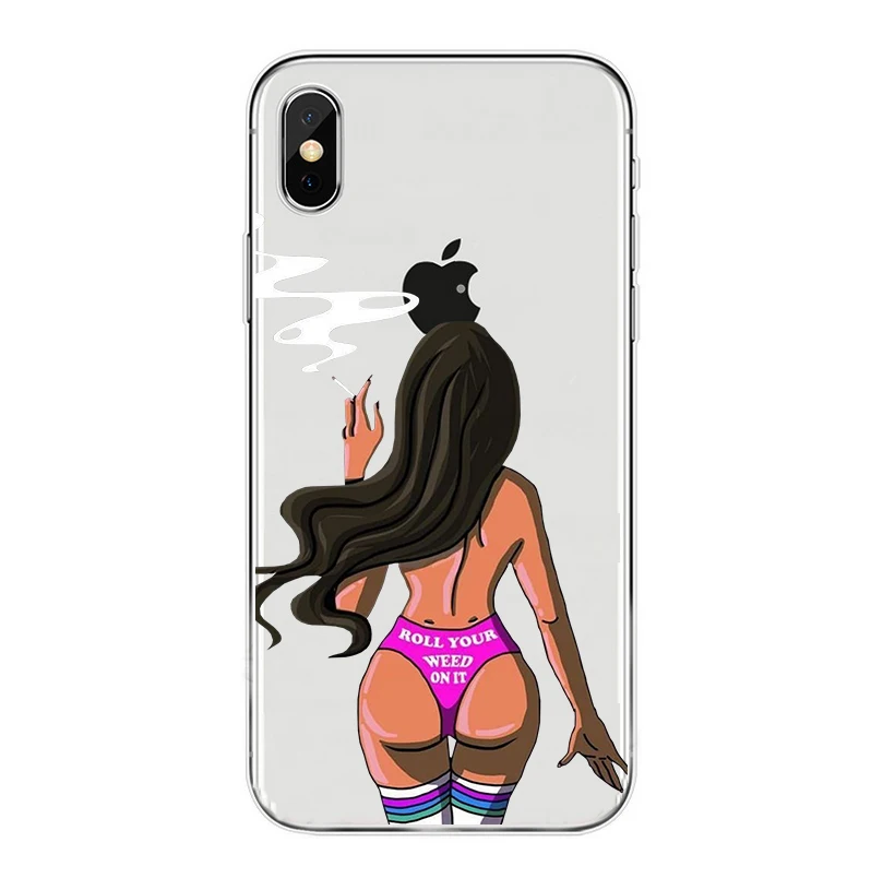 Модный Прозрачный Мягкий ТПУ силиконовый чехол для iphone 8 7 6 6s plus 5 x xs xr xmax 11 11pro 11max coque shell