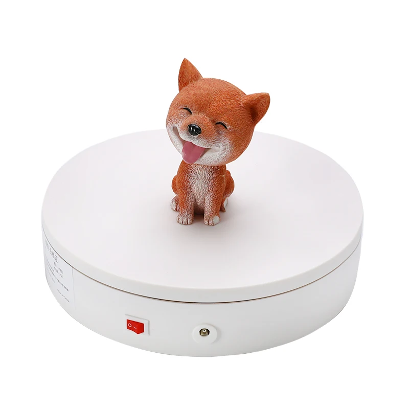  20/32cm 360 Degree Remote Control Speed Direction Jewelry Display Electric Rotating Jewelry Organiz