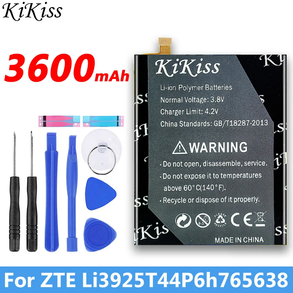 3600 мА/ч оригинал kikiss Li3925T44P6h765638 Батарея для ЖК-дисплея ZTE BLade V8 Lite 5 0-дюймовый