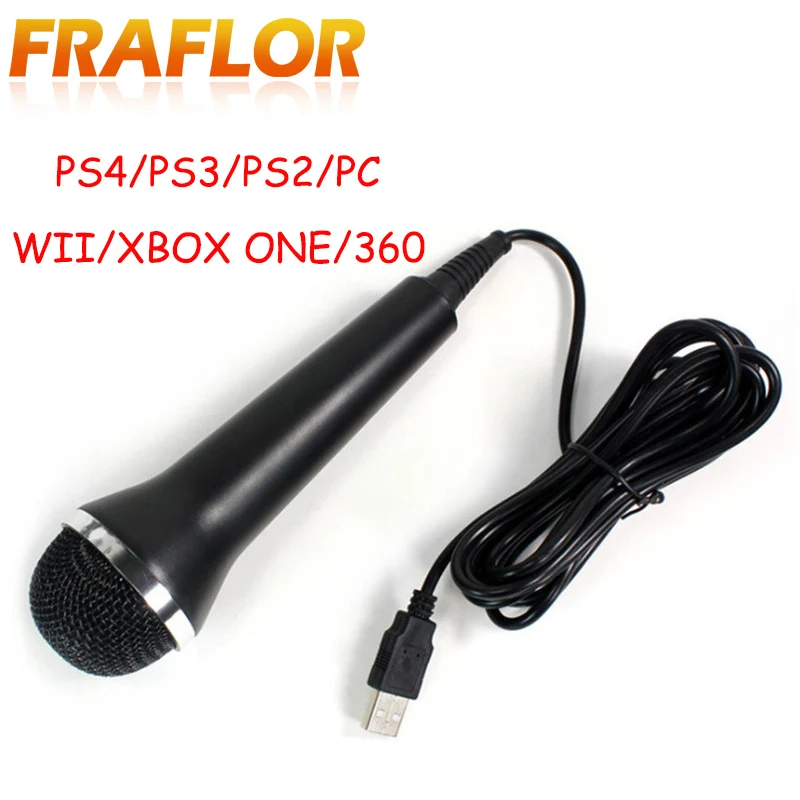 Kwijting Afkorting Of Portable Universal Karaoke Mic For Ps4 Ps3 For Xbox One 360 Pc Games Usb  Microphone Video Games Usb Microphone Handheld Wired - Microphones -  AliExpress