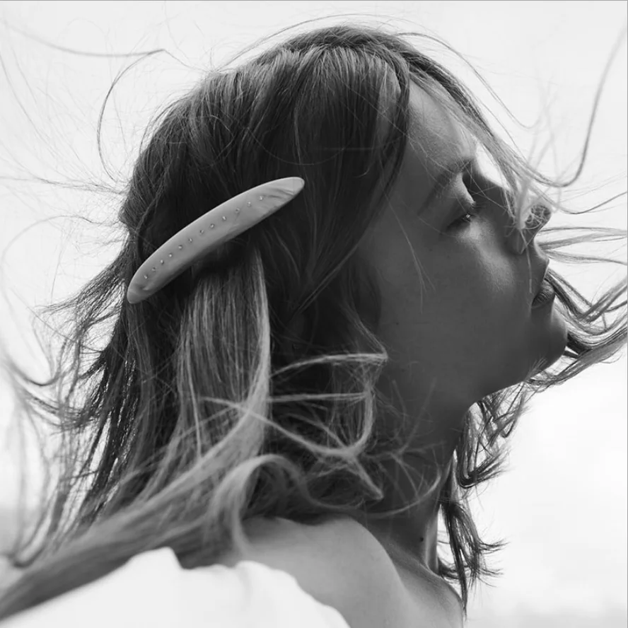 Модные Акриловые полимерные заколки ZA Boho с леопардовым принтом белые для волос