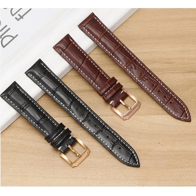 Кожаный ремешок для часов Tissot кожаный браслет DW Casio IWC 16 мм 18 20 22 23 24 | Наручные часы