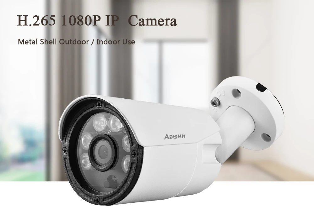 AZISHN 1080P POE ip-камера H.265 ONVIF XM530AI CCTV камера 2.0mp ИК ночного видения наружная Водонепроницаемая домашняя камера сетевой безопасности