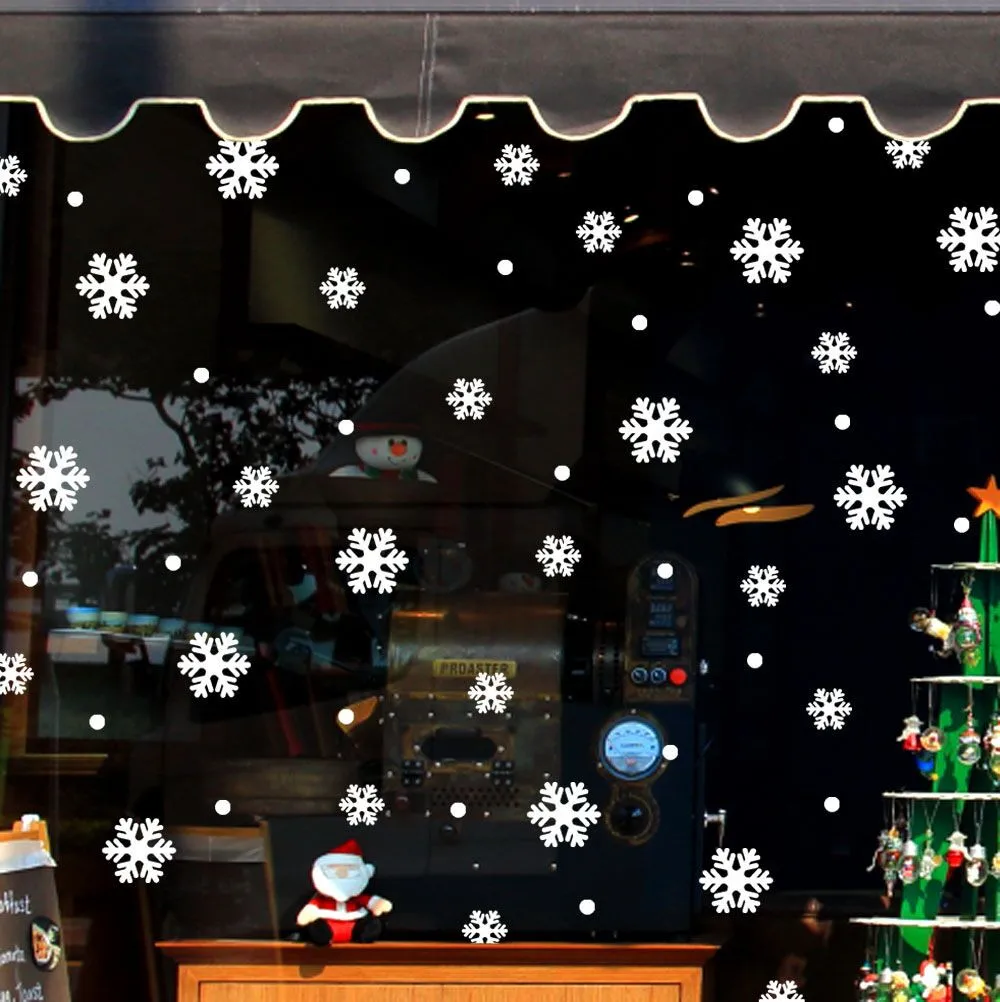 Рождественские наклейки на стены, окна, снежинка для детской комнаты, домашний декор, Наклейки на стены, Рождество, сделай сам, винил, удаляемая настенная надпись 925
