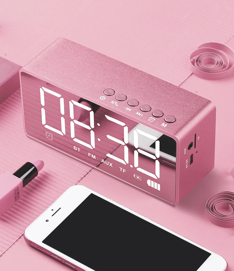Bluetooth Sound Speker беспроводной 5,0 Full HD светодиодный fm-радио TF AUX портативный бас-бар