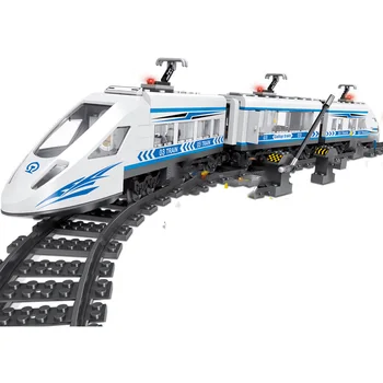 

Technic Battery Powered Remote Control Compatible All Brands Train City Rail Creator Building Blocks Bricks Toys Gift