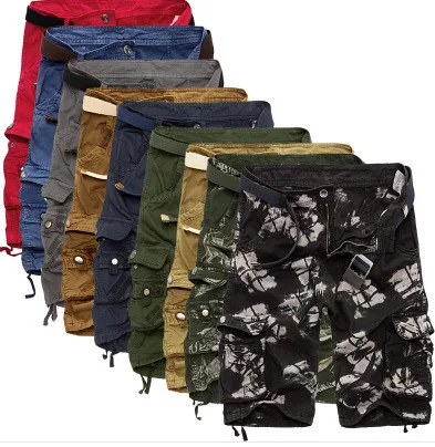 

2019 Will Code Overalls In Pants 9 Many Color Color Many Pocket Work Clothes Shorts Fivepence Pants