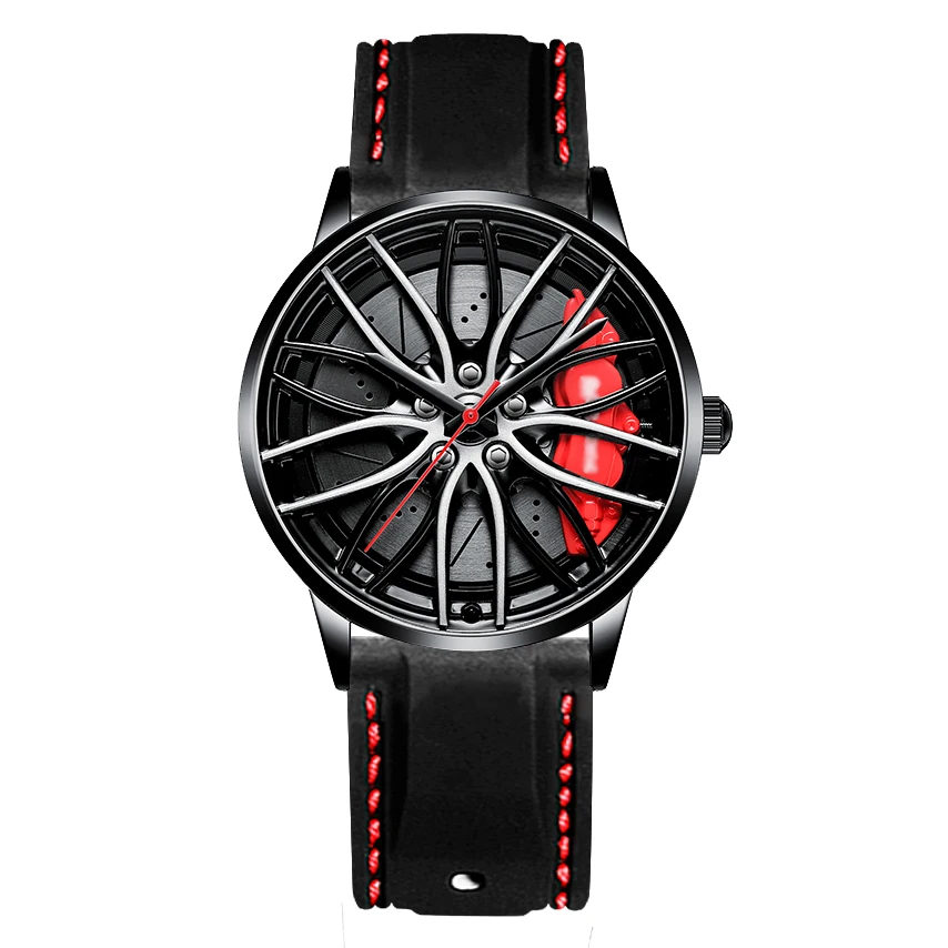 Men's Watches Waterproof Wheel Watch Car Rim Watch Quartz Men's Sports Watches For Men Clock Mens Spinning Watches 