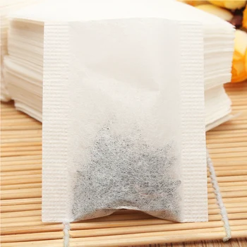 

500pcs Empty Teabags Heat Seal Filter Pepper Herb Loose Tea Bags 5.5x6.2cm