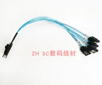 

1 Meter Mini SAS Cable 36P SFF 8087 to 4 Sata Server SAS Card One Drag Four Data Cable 25cm