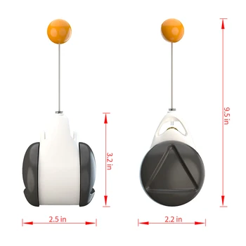 

New Cat Toy Chaser Balanced Cat Chasing Toy Interactive Swing Toy For Cat